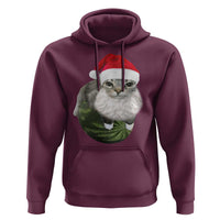Watermelon Cat Christmas Hoodie Funny Silly Kitten Meme - Wonder Print Shop