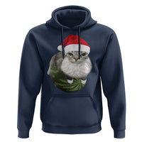 Watermelon Cat Christmas Hoodie Funny Silly Kitten Meme - Wonder Print Shop