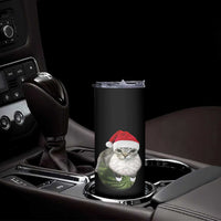 Watermelon Cat Christmas Skinny Tumbler Funny Silly Kitten Meme - Wonder Print Shop