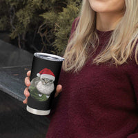 Watermelon Cat Christmas Tumbler Cup Funny Silly Kitten Meme - Wonder Print Shop