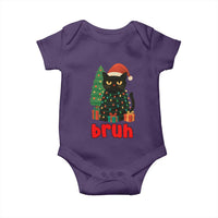 Funny Cat Bruh Christmas Baby Onesie Silly Meme Kitty Xmas - Wonder Print Shop