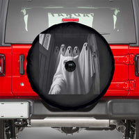 Funny Ghost Cat Halloween Meme Spare Tire Cover - Wonder Print Shop