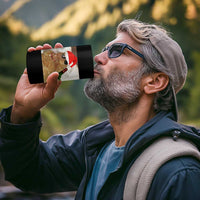 Funny Cat Drinking Wine Christmas 4 in 1 Can Cooler Tumbler - Wonder Print Shop