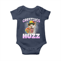 Funny Cat Meme Baby Onesie Greetings Huzz - Wonder Print Shop