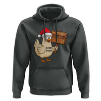 Chicken Game Christmas Hoodie Funny Do Not Look At The Chicken - Wonder Print Shop