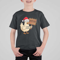 Chicken Game Christmas T Shirt For Kid Funny Do Not Look At The Chicken - Wonder Print Shop