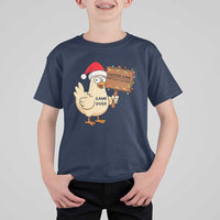 Chicken Game Christmas T Shirt For Kid Funny Do Not Look At The Chicken - Wonder Print Shop