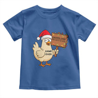 Chicken Game Christmas Toddler T Shirt Funny Do Not Look At The Chicken - Wonder Print Shop