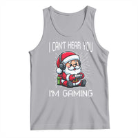 Funny Santa Gamer Christmas Tank Top I Can Not Hear You I Am Gaming - Wonder Print Shop