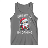 Funny Santa Gamer Christmas Tank Top I Can Not Hear You I Am Gaming - Wonder Print Shop