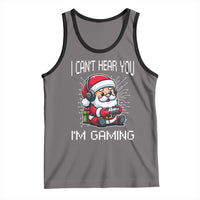Funny Santa Gamer Christmas Tank Top I Can Not Hear You I Am Gaming - Wonder Print Shop