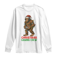 Funny Bigfoot Gamer Christmas Long Sleeve Shirt - Wonder Print Shop