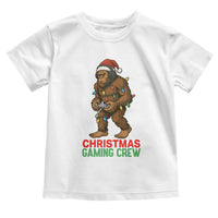 Funny Bigfoot Gamer Christmas Toddler T Shirt - Wonder Print Shop