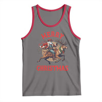Black Santa Claus Tank Top African American Cowboy Christmas - Wonder Print Shop