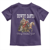 Black Santa Christmas Toddler T Shirt African American Western Cowboy - Wonder Print Shop