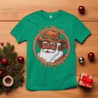 Black Santa Christmas T Shirt Big Nick Energy - Wonder Print Shop