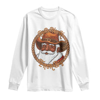 Black Santa Christmas Long Sleeve Shirt Big Nick Energy - Wonder Print Shop