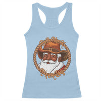 Black Santa Christmas Racerback Tank Top Big Nick Energy - Wonder Print Shop