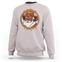 Black Santa Christmas Sweatshirt Big Nick Energy - Wonder Print Shop