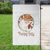 Black Cowboy Santa Christmas Garden Flag Feeling Jolly - Wonder Print Shop