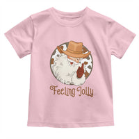 Black Cowboy Santa Christmas Toddler T Shirt Feeling Jolly - Wonder Print Shop