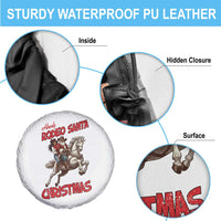 Black Cowboy Santa Christmas Spare Tire Cover African American Western - Wonder Print Shop