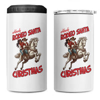 Black Cowboy Santa Christmas 4 in 1 Can Cooler Tumbler African American Western - Wonder Print Shop
