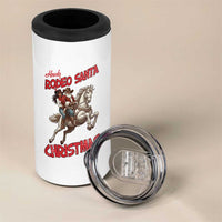 Black Cowboy Santa Christmas 4 in 1 Can Cooler Tumbler African American Western - Wonder Print Shop