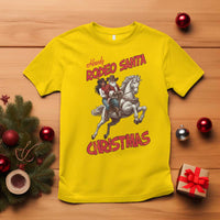 Black Cowboy Santa Christmas T Shirt African American Western - Wonder Print Shop
