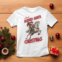 Black Cowboy Santa Christmas T Shirt African American Western - Wonder Print Shop