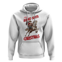 Black Cowboy Santa Christmas Hoodie African American Western - Wonder Print Shop