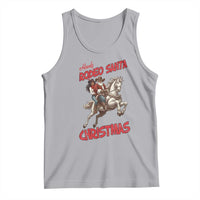 Black Cowboy Santa Christmas Tank Top African American Western - Wonder Print Shop
