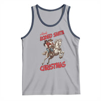Black Cowboy Santa Christmas Tank Top African American Western - Wonder Print Shop