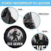 67 Six Seven Spare Tire Cover Funny Bigfoot Christmas Sasquatch Moon - Wonder Print Shop