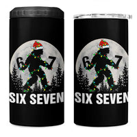 67 Six Seven 4 in 1 Can Cooler Tumbler Funny Bigfoot Christmas Sasquatch Moon - Wonder Print Shop