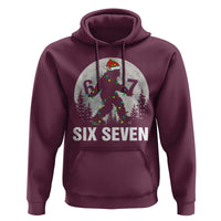 67 Six Seven Hoodie Funny Bigfoot Christmas Sasquatch Moon - Wonder Print Shop