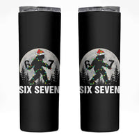 67 Six Seven Skinny Tumbler Funny Bigfoot Christmas Sasquatch Moon - Wonder Print Shop