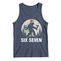 67 Six Seven Tank Top Funny Bigfoot Christmas Sasquatch Moon - Wonder Print Shop