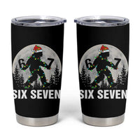 67 Six Seven Tumbler Cup Funny Bigfoot Christmas Sasquatch Moon - Wonder Print Shop