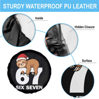 67 Six Seven Spare Tire Cover Funny Sloth Christmas - Wonder Print Shop