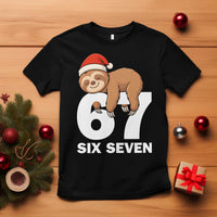 67 Six Seven T Shirt Funny Sloth Christmas - Wonder Print Shop
