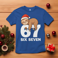67 Six Seven T Shirt Funny Sloth Christmas - Wonder Print Shop