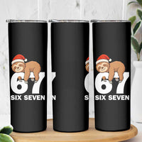 67 Six Seven Skinny Tumbler Funny Sloth Christmas - Wonder Print Shop