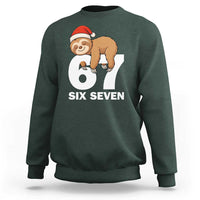 67 Six Seven Sweatshirt Funny Sloth Christmas - Wonder Print Shop