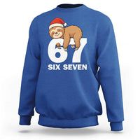 67 Six Seven Sweatshirt Funny Sloth Christmas - Wonder Print Shop