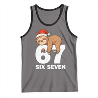 67 Six Seven Tank Top Funny Sloth Christmas - Wonder Print Shop