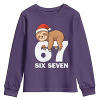 67 Six Seven Youth Sweatshirt Funny Sloth Christmas - Wonder Print Shop