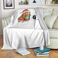 67 Six Seven Throw Blanket Funny Bigfoot Christmas - Wonder Print Shop