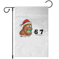 67 Six Seven Garden Flag Funny Bigfoot Christmas - Wonder Print Shop