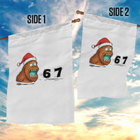 67 Six Seven Garden Flag Funny Bigfoot Christmas - Wonder Print Shop
